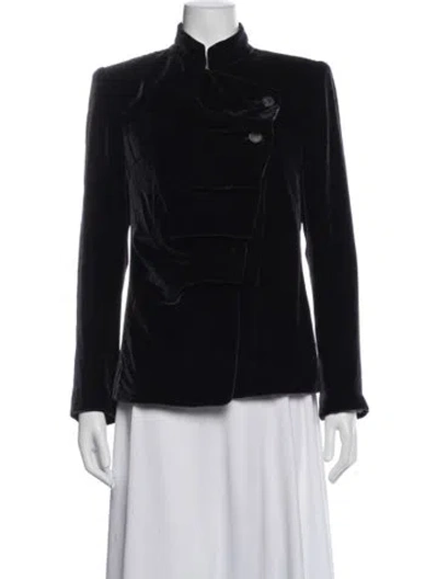 Pre-owned Lafayette 148 Jacket In Black