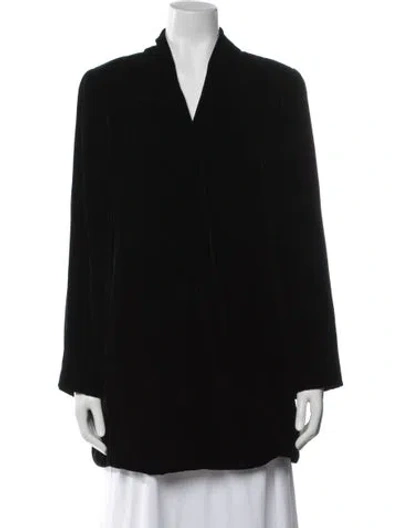 Pre-owned Lafayette 148 Jacket In Black