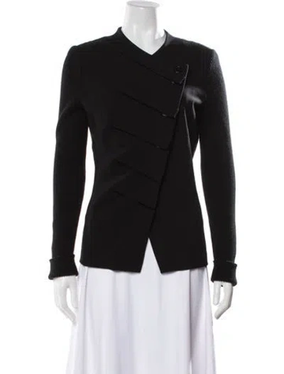 Pre-owned Lafayette 148 Jacket In Black