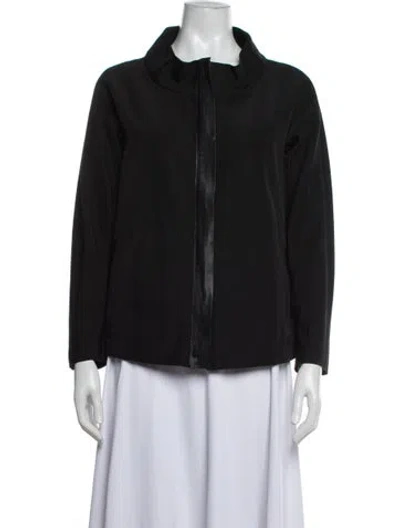 Pre-owned Lafayette 148 Jacket In Black