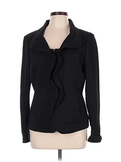 Pre-owned Lafayette 148 Jacket In Black