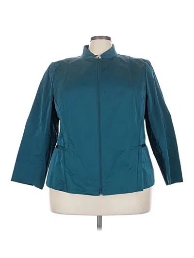 Pre-owned Lafayette 148 Jacket In Blue
