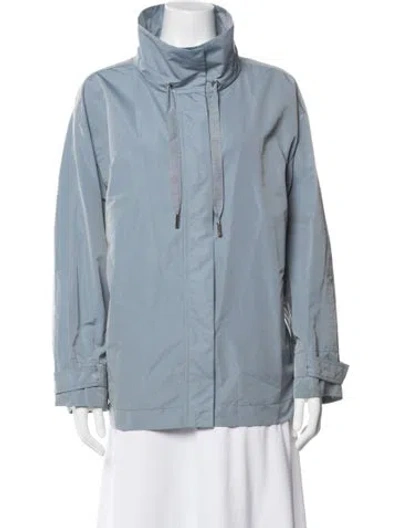 Pre-owned Lafayette 148 Jacket In Blue