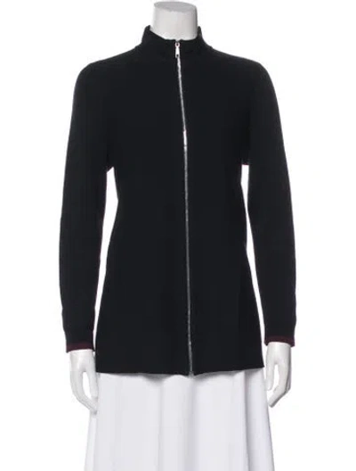 Pre-owned Lafayette 148 Jacket In Blue