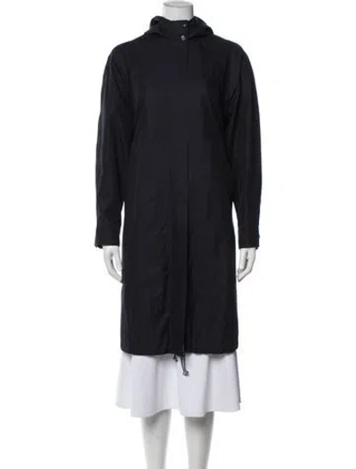 Pre-owned Lafayette 148 Jacket In Blue
