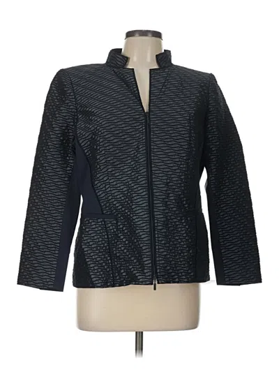 Pre-owned Lafayette 148 Jacket In Blue