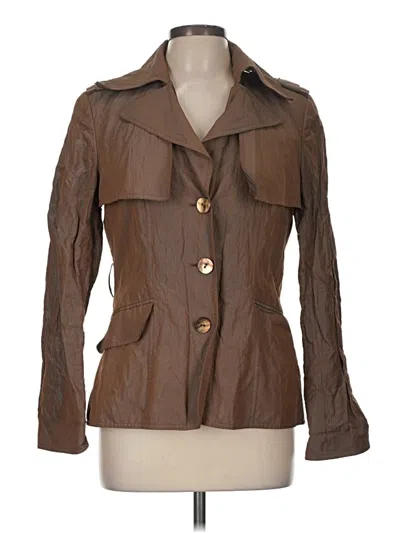 Pre-owned Lafayette 148 Jacket In Brown