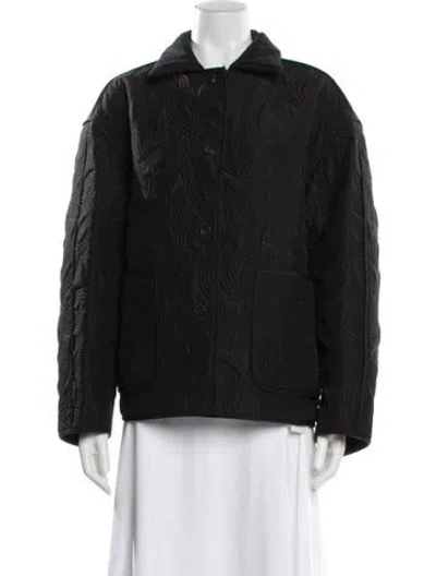 Pre-owned Lafayette 148 Jacket In Brown