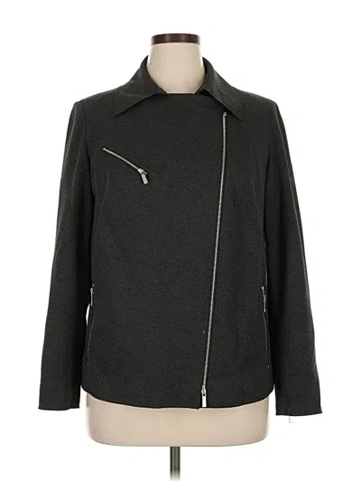 Pre-owned Lafayette 148 Jacket In Gray