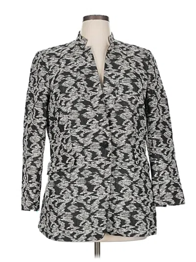 Pre-owned Lafayette 148 Jacket In Gray