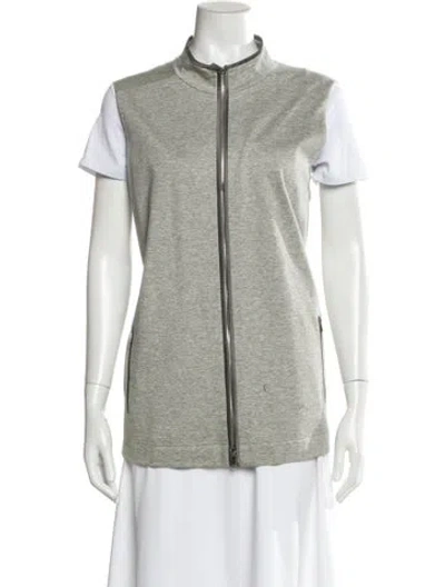 Pre-owned Lafayette 148 Jacket In Gray