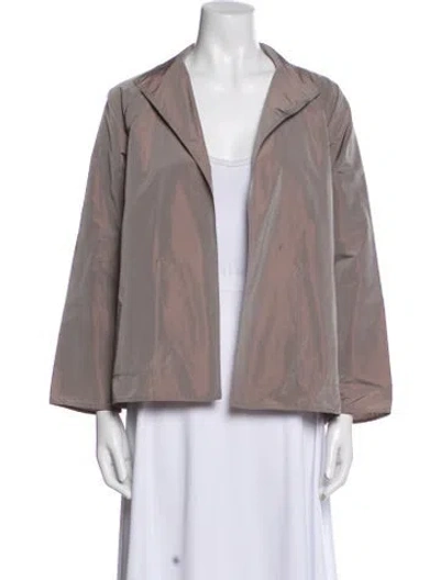 Pre-owned Lafayette 148 Jacket In Gray