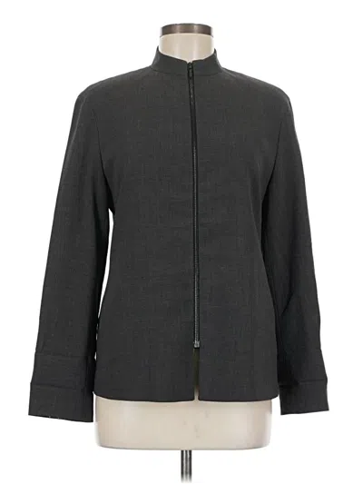 Pre-owned Lafayette 148 Jacket In Gray