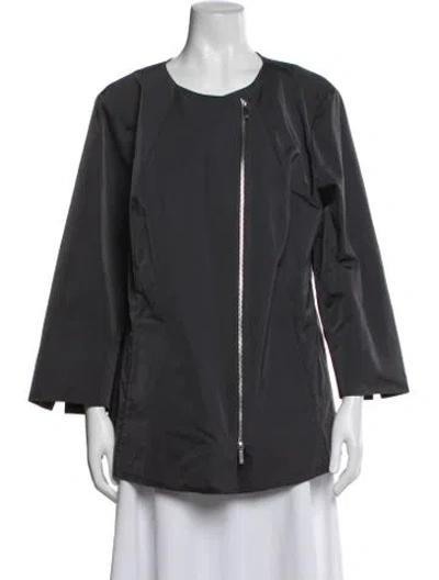 Pre-owned Lafayette 148 Jacket In Gray