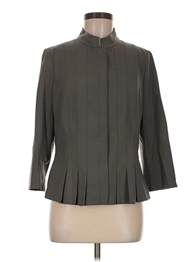 Pre-owned Lafayette 148 Jacket In Gray