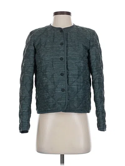 Pre-owned Lafayette 148 Jacket In Green