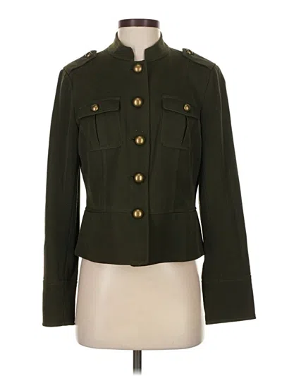 Pre-owned Lafayette 148 Jacket In Green