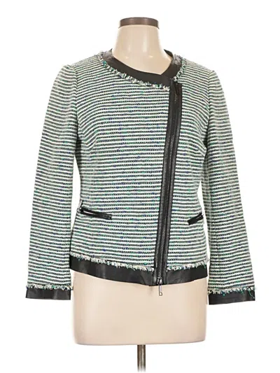 Pre-owned Lafayette 148 Jacket In Green