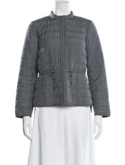 Pre-owned Lafayette 148 Jacket In Grey