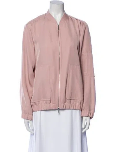 Pre-owned Lafayette 148 Jacket In Neutral