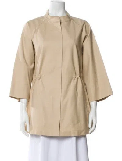Pre-owned Lafayette 148 Jacket In Neutral