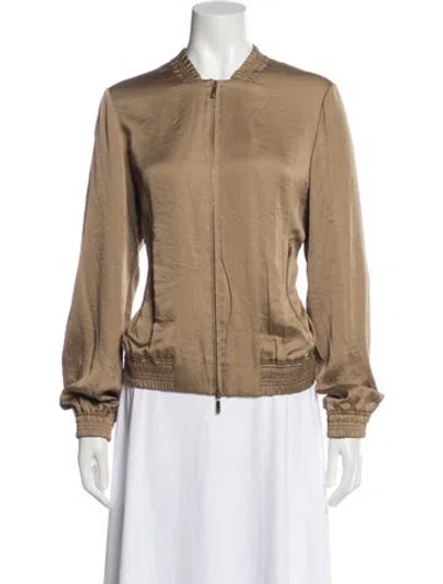 Pre-owned Lafayette 148 Jacket In Neutral
