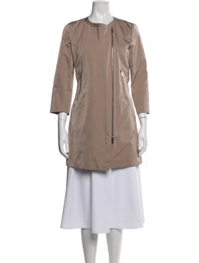 Pre-owned Lafayette 148 Jacket In Neutral