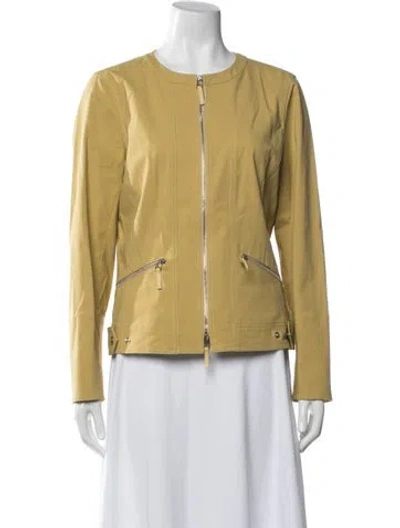 Pre-owned Lafayette 148 Jacket In Neutrals