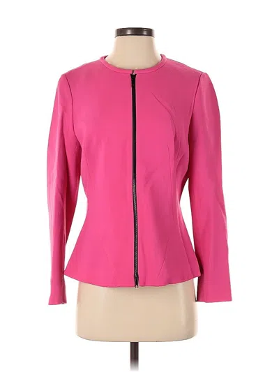 Pre-owned Lafayette 148 Jacket In Pink