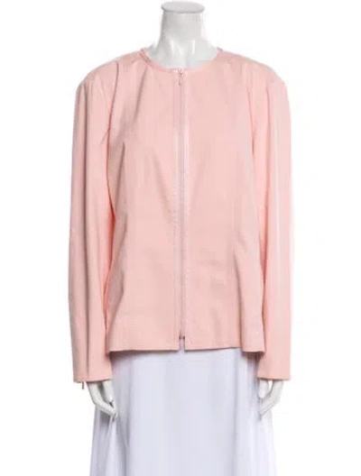 Pre-owned Lafayette 148 Jacket In Pink