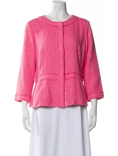 Pre-owned Lafayette 148 Jacket In Pink
