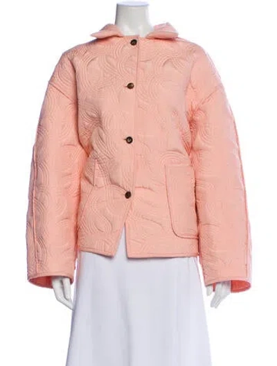 Pre-owned Lafayette 148 Jacket In Pink