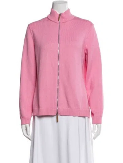 Pre-owned Lafayette 148 Jacket In Pink