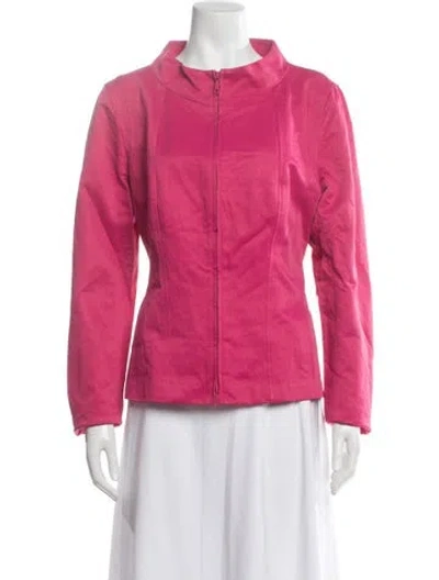 Pre-owned Lafayette 148 Jacket In Pink