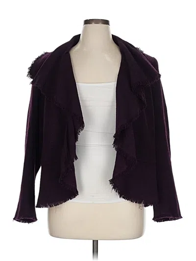 Pre-owned Lafayette 148 Jacket In Purple