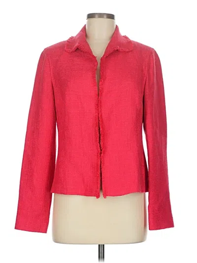 Pre-owned Lafayette 148 Jacket In Red
