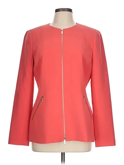 Pre-owned Lafayette 148 Jacket In Red