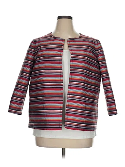 Pre-owned Lafayette 148 Jacket In Red