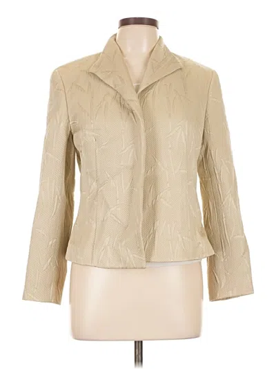 Pre-owned Lafayette 148 Jacket In Tan