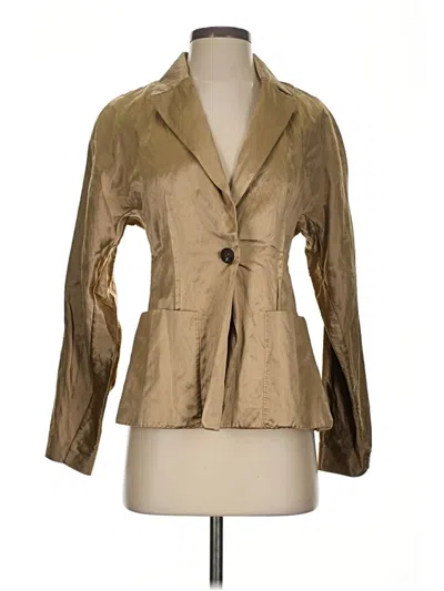 Pre-owned Lafayette 148 Jacket In Tan