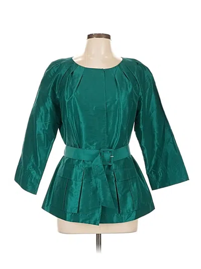 Pre-owned Lafayette 148 Jacket In Teal