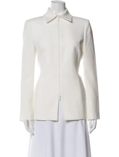 Pre-owned Lafayette 148 Jacket W/ Tags In Neutral