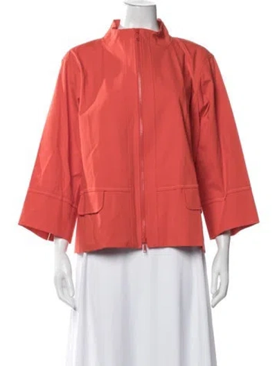 Pre-owned Lafayette 148 Jacket W/ Tags In Orange
