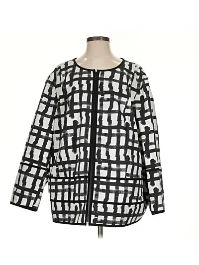 Pre-owned Lafayette 148 Jacket In White