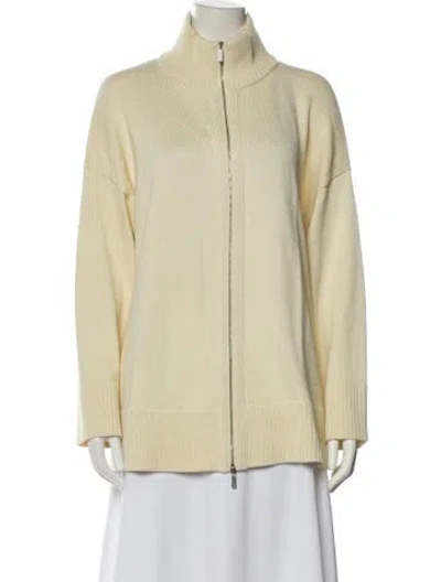 Pre-owned Lafayette 148 Jacket In Yellow