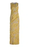 Lafayette 148 Jacquard Sheath Gown In Multi