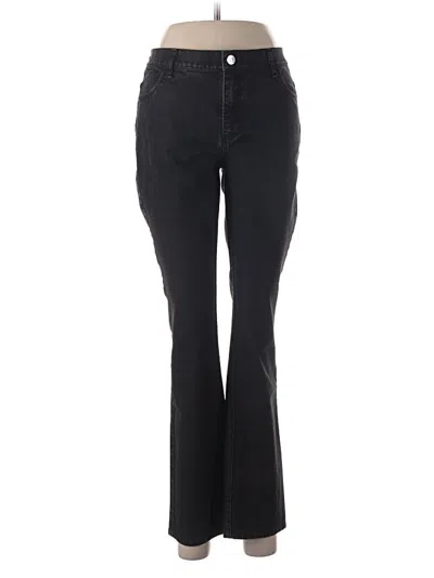 Pre-owned Lafayette 148 Jeans In Black