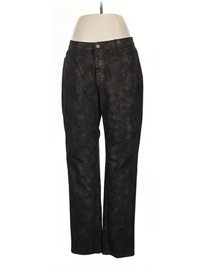 Pre-owned Lafayette 148 Jeans In Brown