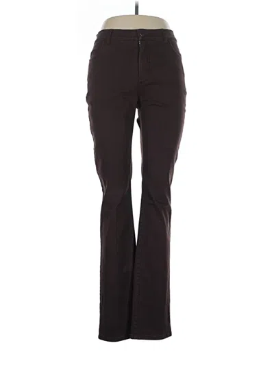 Pre-owned Lafayette 148 Jeans In Brown