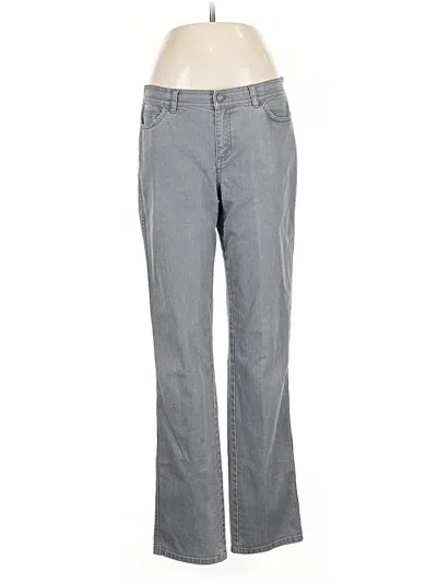 Pre-owned Lafayette 148 Jeans In Gray